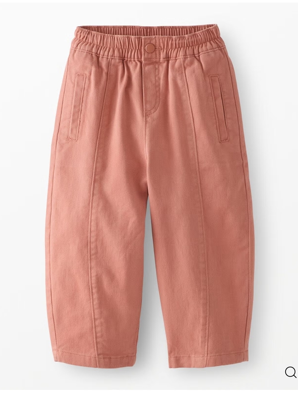 Nwot Hanna Anderson Twill Barrel Pants- Dusty Rose 3